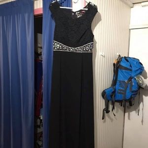 Formal black dress